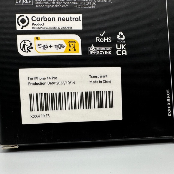 iPhone 14 Pro Case - clear case w stickers and stand - Picture 6 of 7